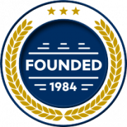 About Us Polaroid Founded 1984 badge